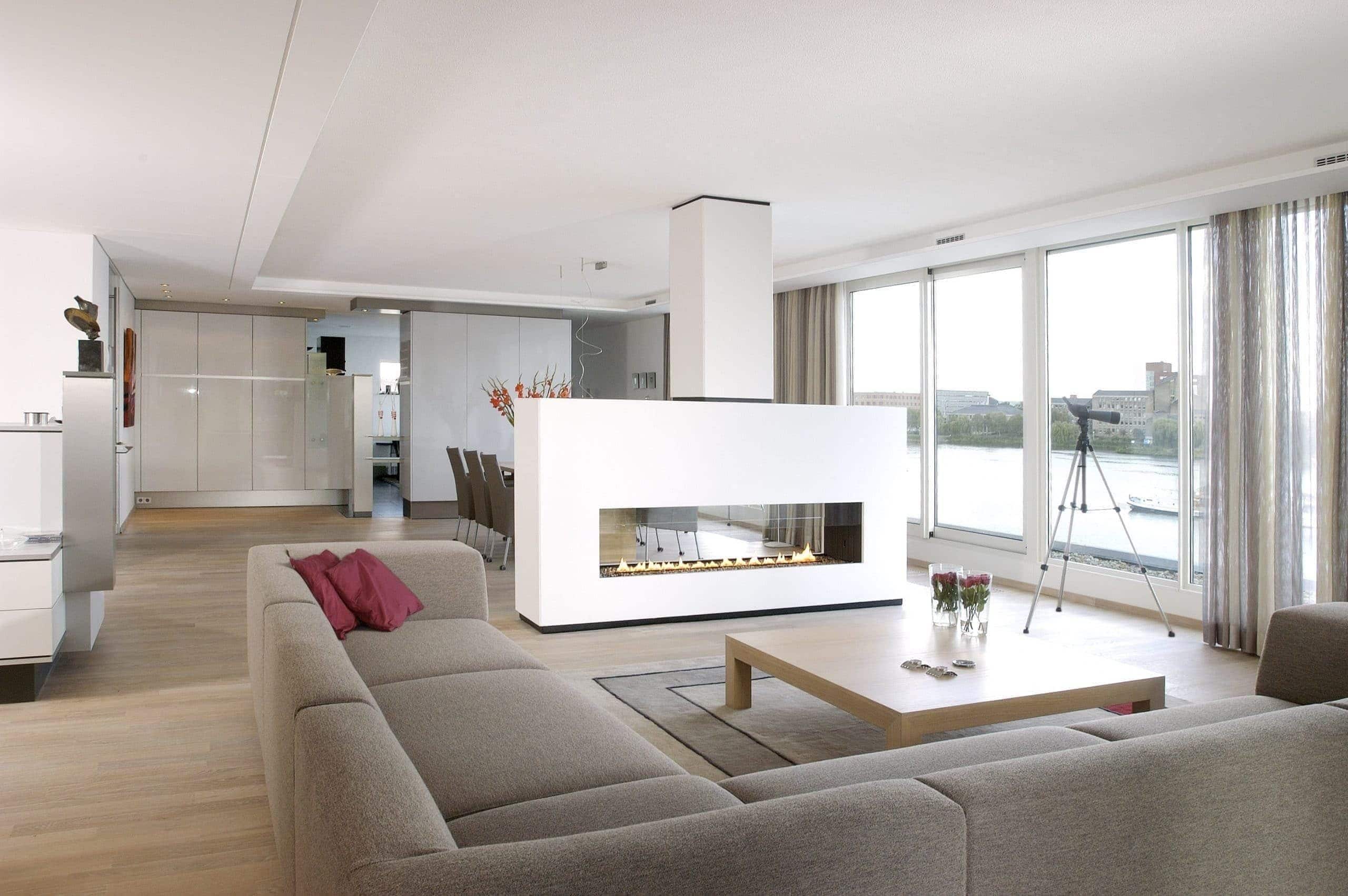 cheminée contemporaine - cheminée moderne - cheminée sur mesure