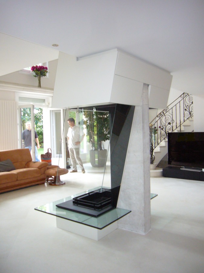 bespoke fireplace - modern fireplace - contemporary fireplace - glass ...